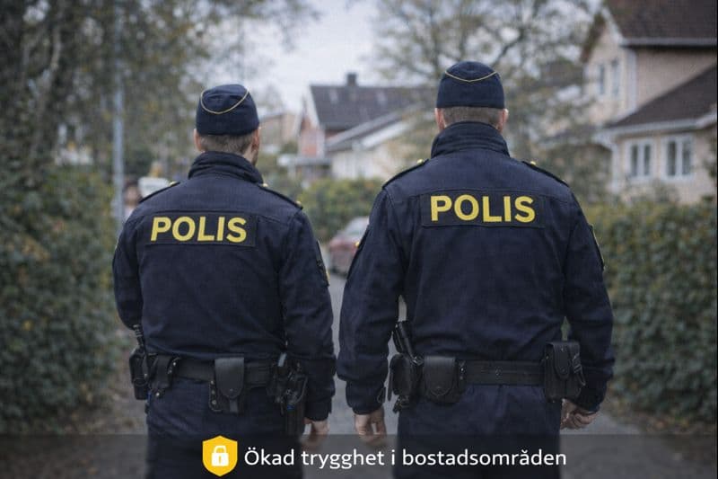 Poliser i svenskt bostadsområde - inbrottsstatistik