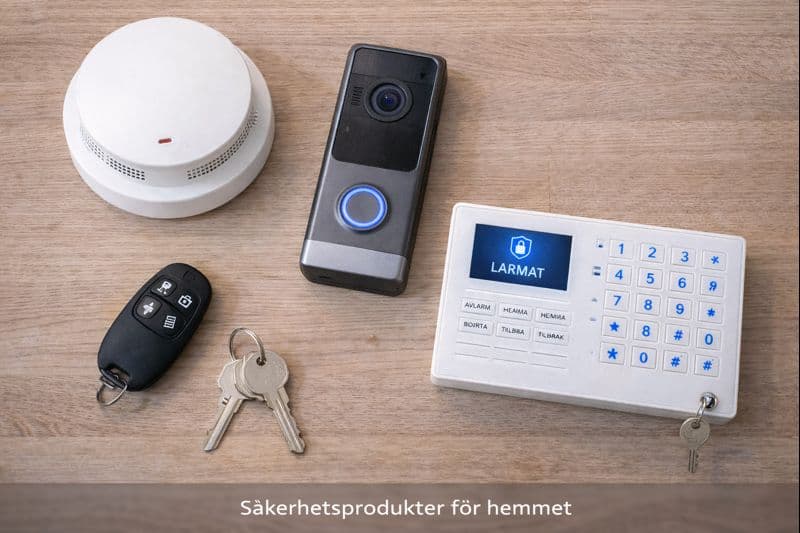 Säkerhetsutrustning för hemlarm utan abonnemang