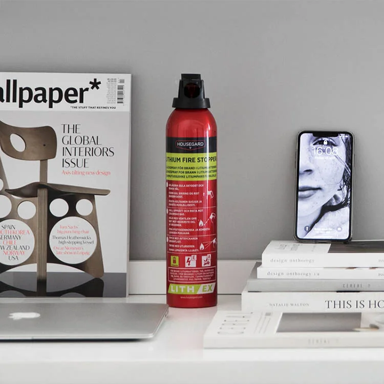 Housegard släckspray för litiumjonbatterier