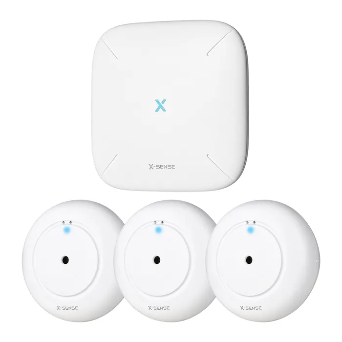 X-Sense SWS54 basstation med tre vattensensorer